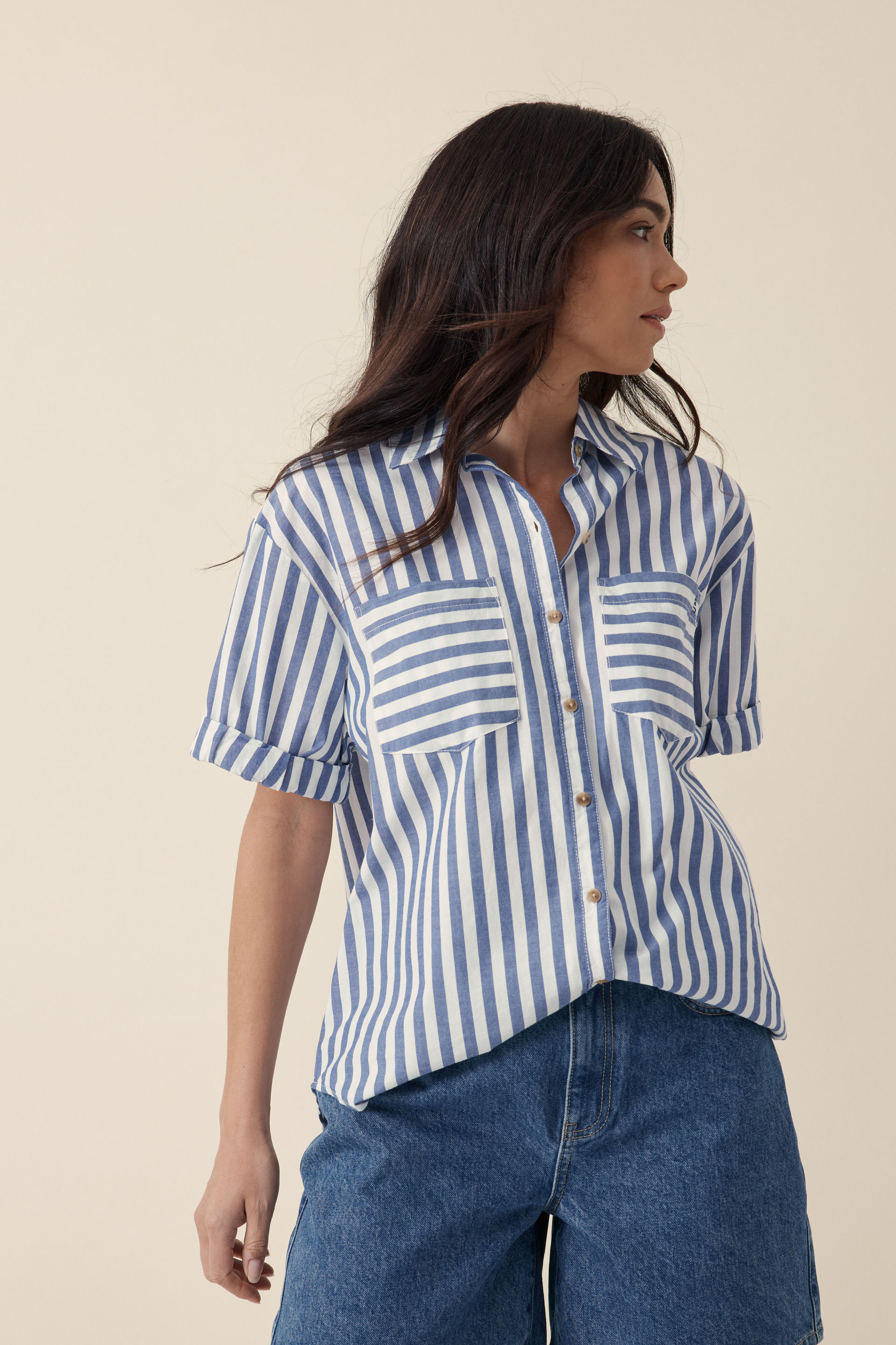 Cuffing short online sleeve shirts