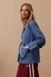 Tie Denim Jacket, FRESH INDIGO - alternate image 6