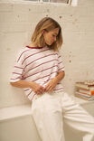 Select Colour: SUNFADED PINK/MULBURRY STRIPE