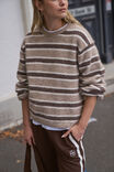 Bonnie Lofty Knit, OAT MARLE STRIPE - alternate image 4