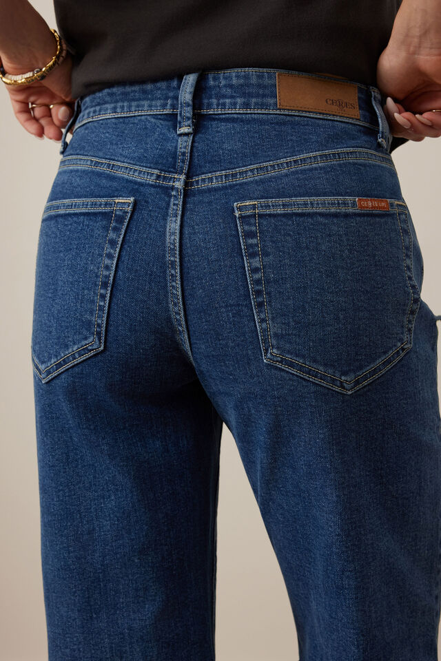 Sydney Straight Leg Jean, FRESH INDIGO