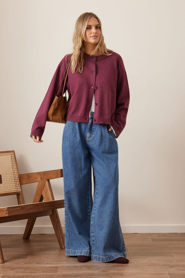 Pleat Jean, FRESH INDIGO