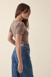 Teeny Tee In Bamboo, TAUPE - alternate image 3