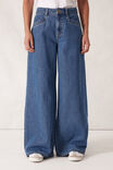 Drew Soft Wide Jean, MID INDIGO - alternate image 4