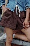 Darcy Relaxed Everyday Short, CHOCOLATE - alternate image 4