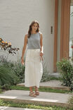 Cable Soft Knit Tank, GREY MARLE - alternate image 4
