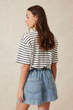 Pleat Front Short, VINTAGE BLUE DENIM - alternate image 4