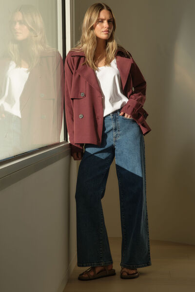 Evie Wide Leg Jean, FRESH INDIGO
