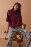 Phoebe Premium Tee, POMEGRANATE - alternate image 5