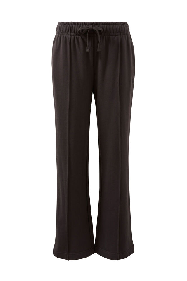 Gracie Relaxed Pin Tuck Trackpant, PHANTOM