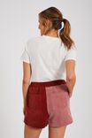 Baggy Everyday Short In Rescued Cord, BERRY PINK