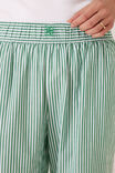 The Lounge Pant, KELLY GREEN WHITE STRIPE - alternate image 4