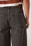 Tapered Barrel Jean, FADED BLACK - alternate image 5