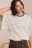 Select Colour: MILK/BRUNETTE STRIPE