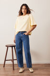 Phoebe Premium Tee, BUTTER - example image 6