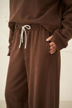 Halle Barrel Trackpant, CHOCOLATE - example image 5