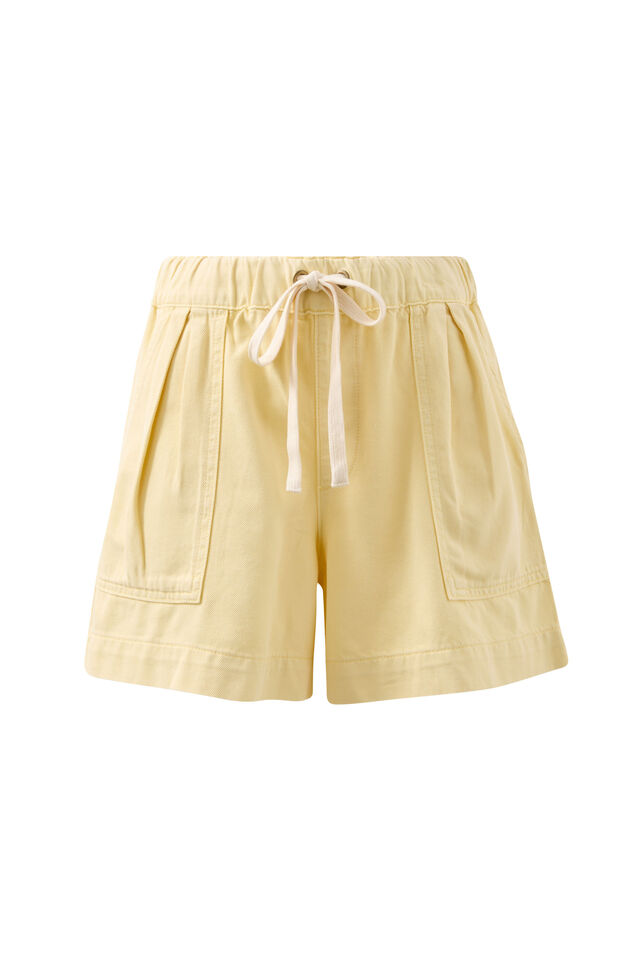 Darcy Relaxed Everyday Short, WASHED BUTTER