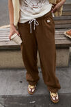 Jenna Tapered Trackpant, TOFFEE - alternate image 4