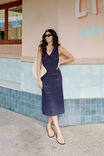 Square Knit Midi Tank Dress, NEW NAVY - alternate image 1