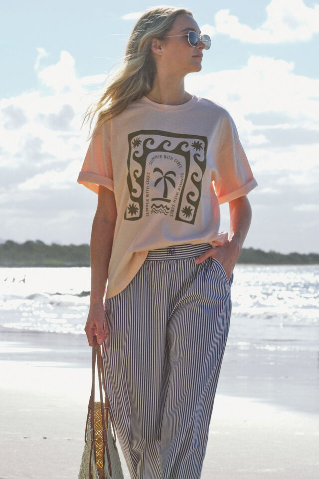 The Lounge Pant, COLLEGE BLUE WHITE NARROW STRIPE