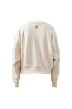 Sasha Sporty Slouchy Crew, BUFF CHOCOLATE SIDE STRIPE - example image 3