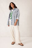 Relaxed Drawstring Pant, PINSTRIPE - alternate image 6