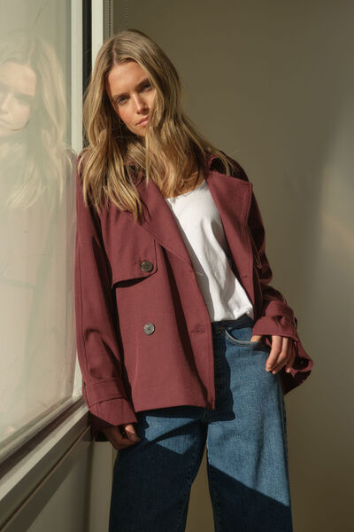 Short Trench Coat, PORT