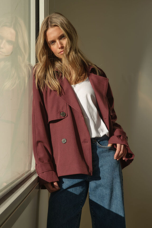 Short Trench Coat, PORT