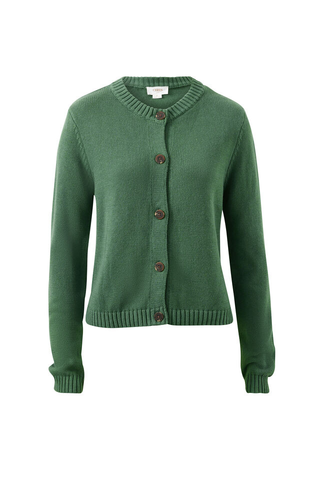 Nelly Long Sleeve Knit Cardi, BASIL
