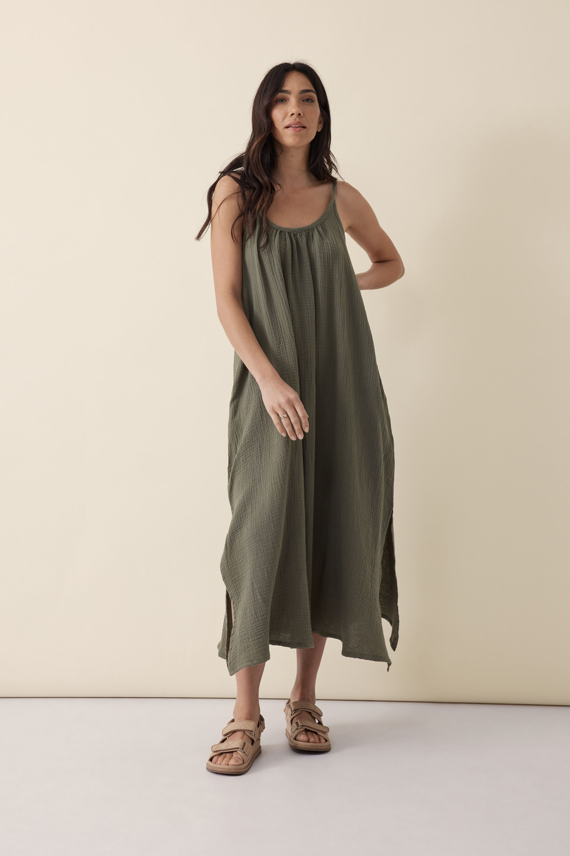 Strappy Midi Dress