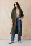 Classic Trench Coat, MILITARY GREEN - alternate image 6