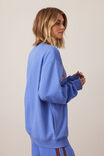 Isla Oversized Slouchy Crew, VINTAGE BLUE PINK CLAY BURNT TOFFEE HERITAGE - alternate image 6