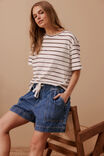 Darcy Relaxed Everyday Short, FRESH INDIGO - alternate image 5