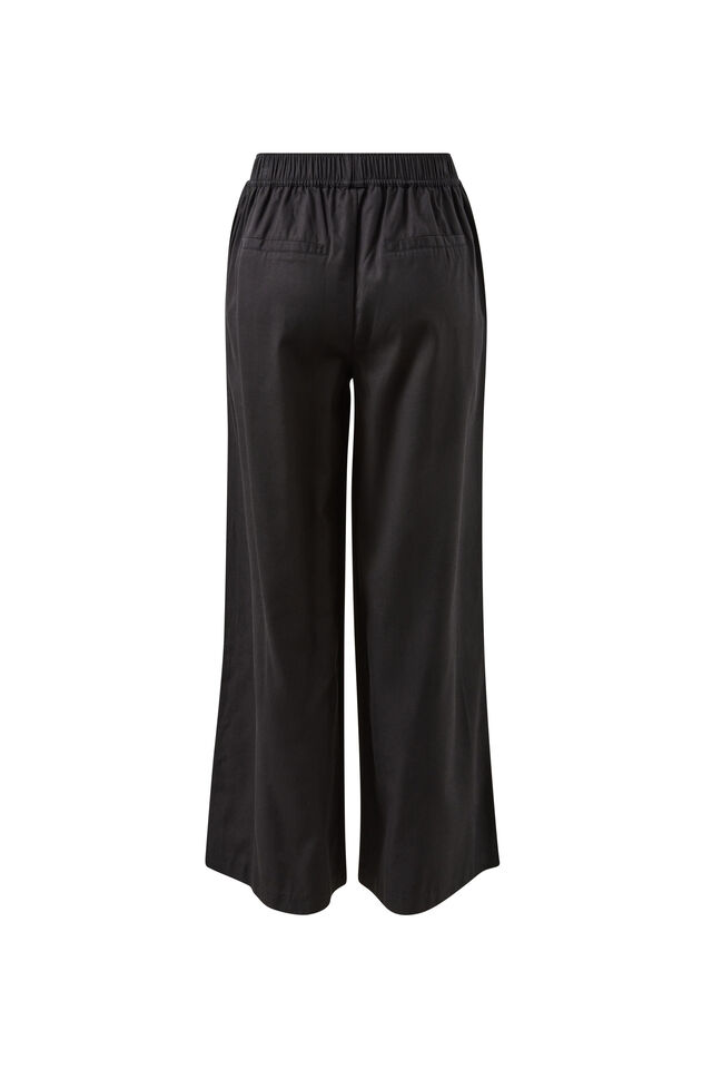 Izzie Pinstitch Pant, BLACK