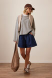 Pearl Pleat Short, MIDNIGHT - alternate image 5