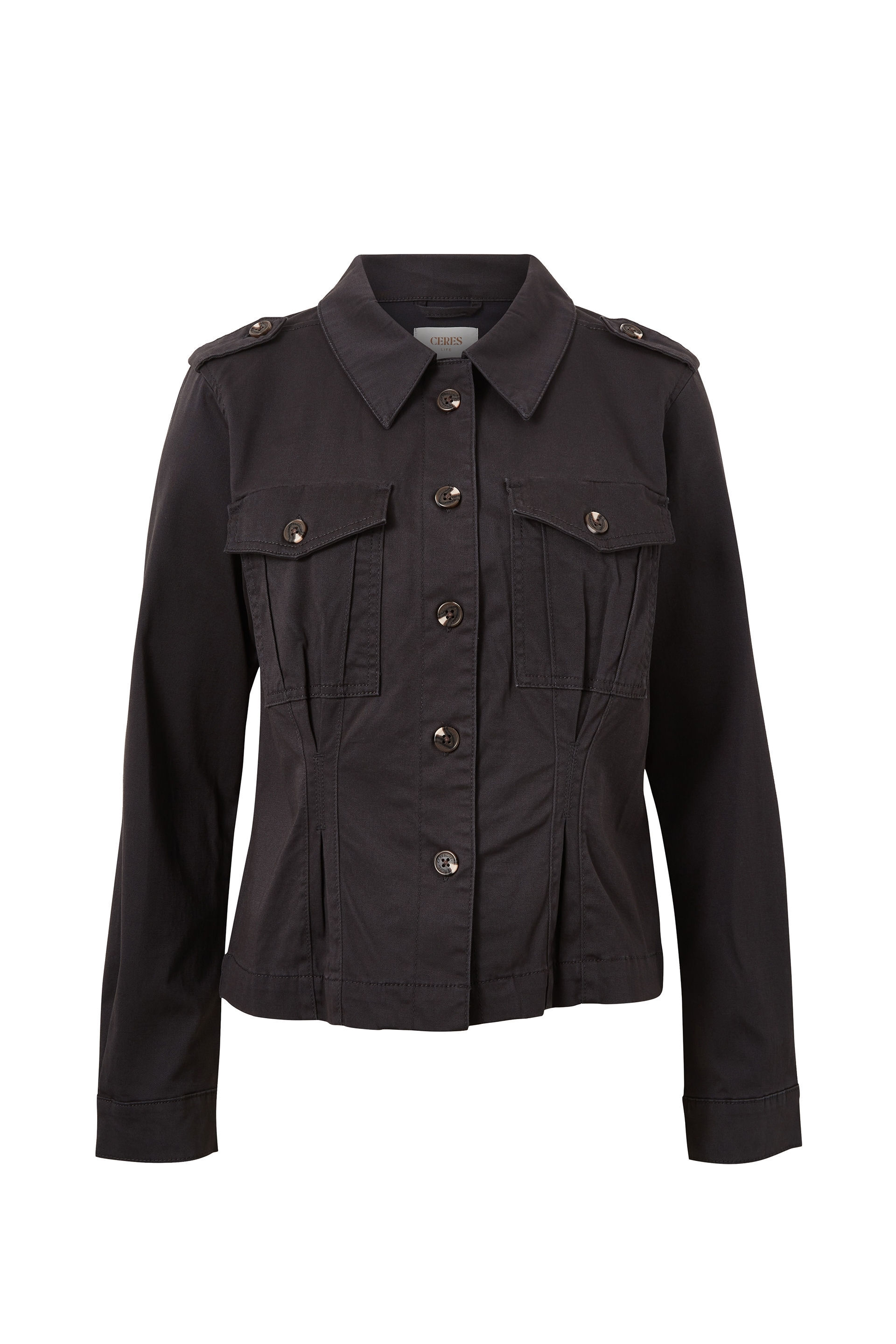Black utility jacket on sale ladies