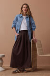 Florence Maxi Skirt, CHOCOLATE - alternate image 6