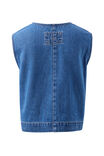 Nora Shell Top, FRESH INDIGO - alternate image 3