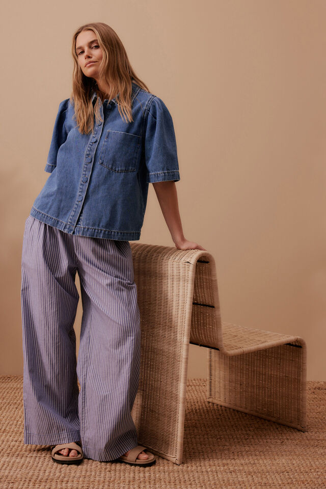 The Lounge Pant, COLLEGE BLUE WHITE STRIPE