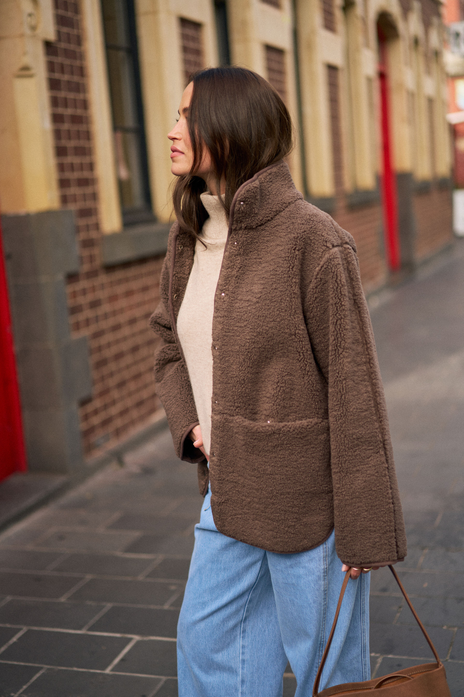 【deres】Teddy / gentle form jacket PRE ORDER】Set of 2 items Teddy / gentle form jacket ＆ Hazel