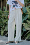 Relaxed Drawstring Pant, PINSTRIPE - alternate image 3