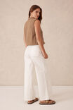 Wide Leg Front Pocket Jean, FRESH ECRU - alternate image 3