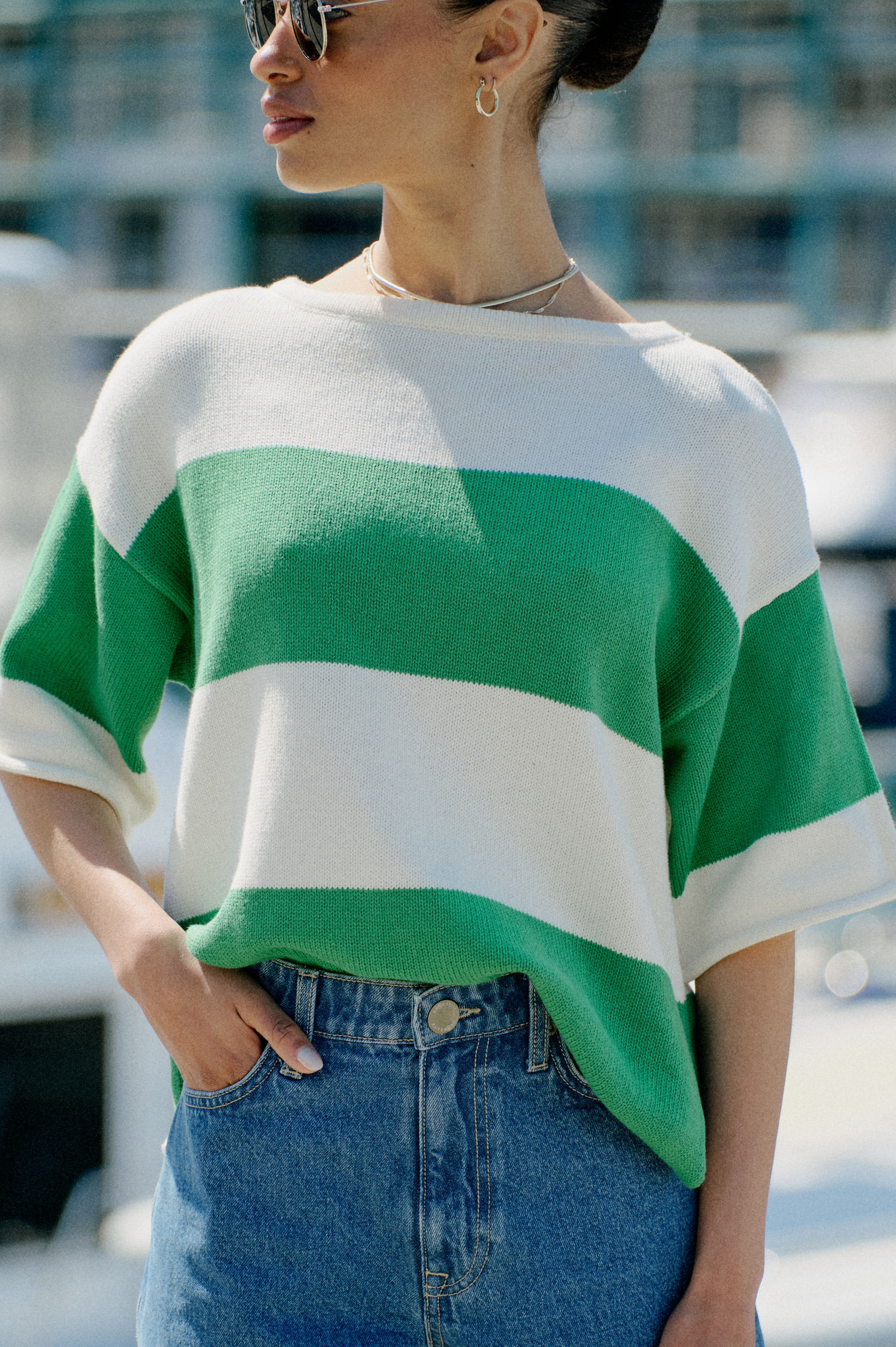 Boxy Knit Tee