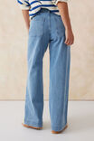 Wide Leg Patch Pocket Jean, VINTAGE BLUE COMFORT STRETCH - alternate image 3