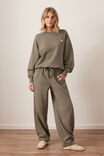 Elise Barrel Trackpant, WASHED OLIVE - alternate image 5