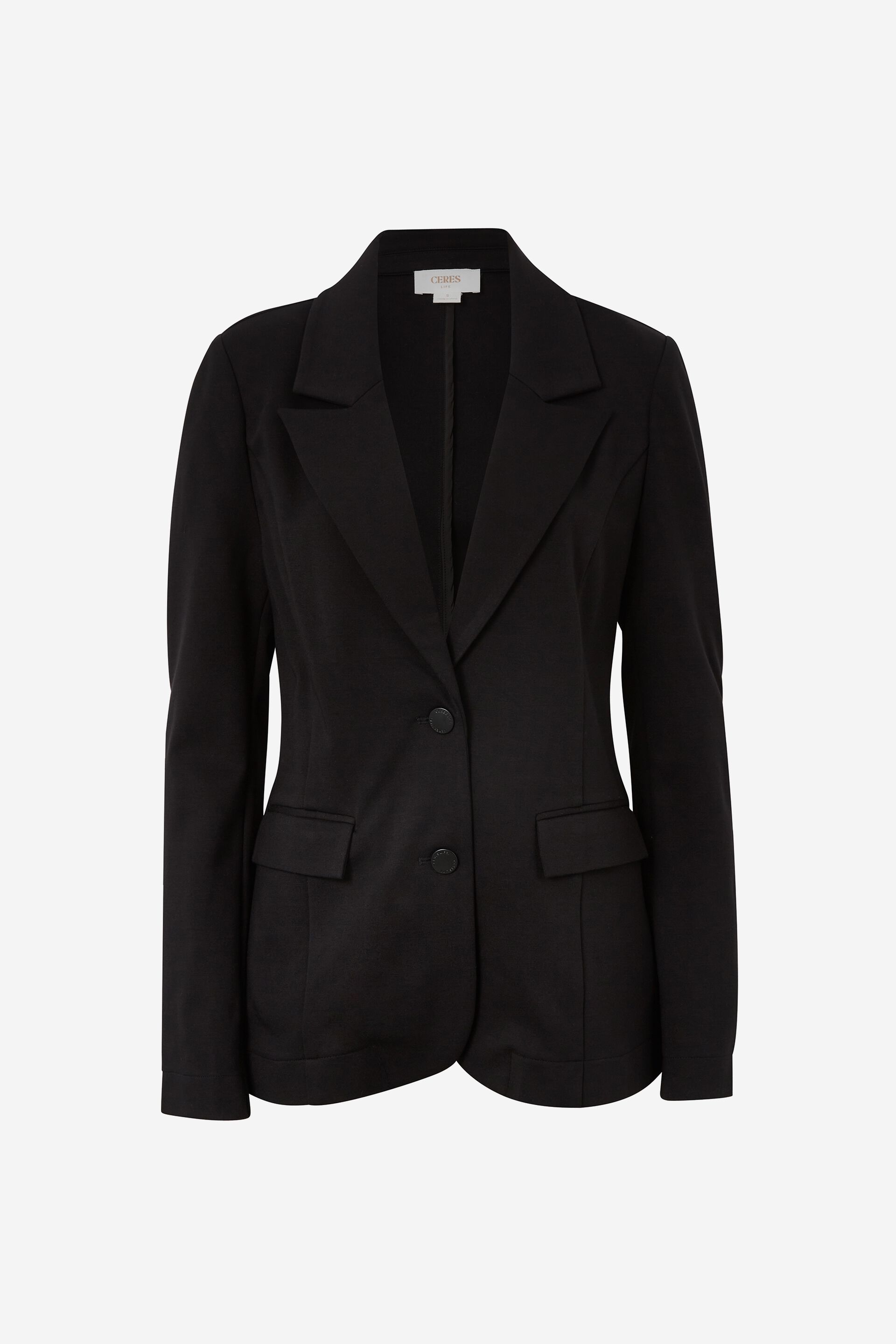 Short top flared blazer