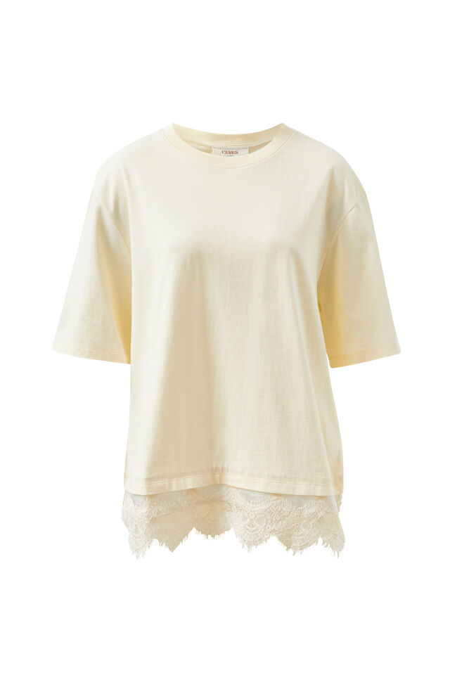 Lacey Tee, MARSHMALLOW