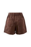 Darcy Relaxed Everyday Short, CHOCOLATE - example image 3