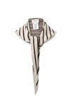 Sully Triangle Knit Scarf, OATMEAL MARLE/CHOCOLATE STRIPE - alternate image 2