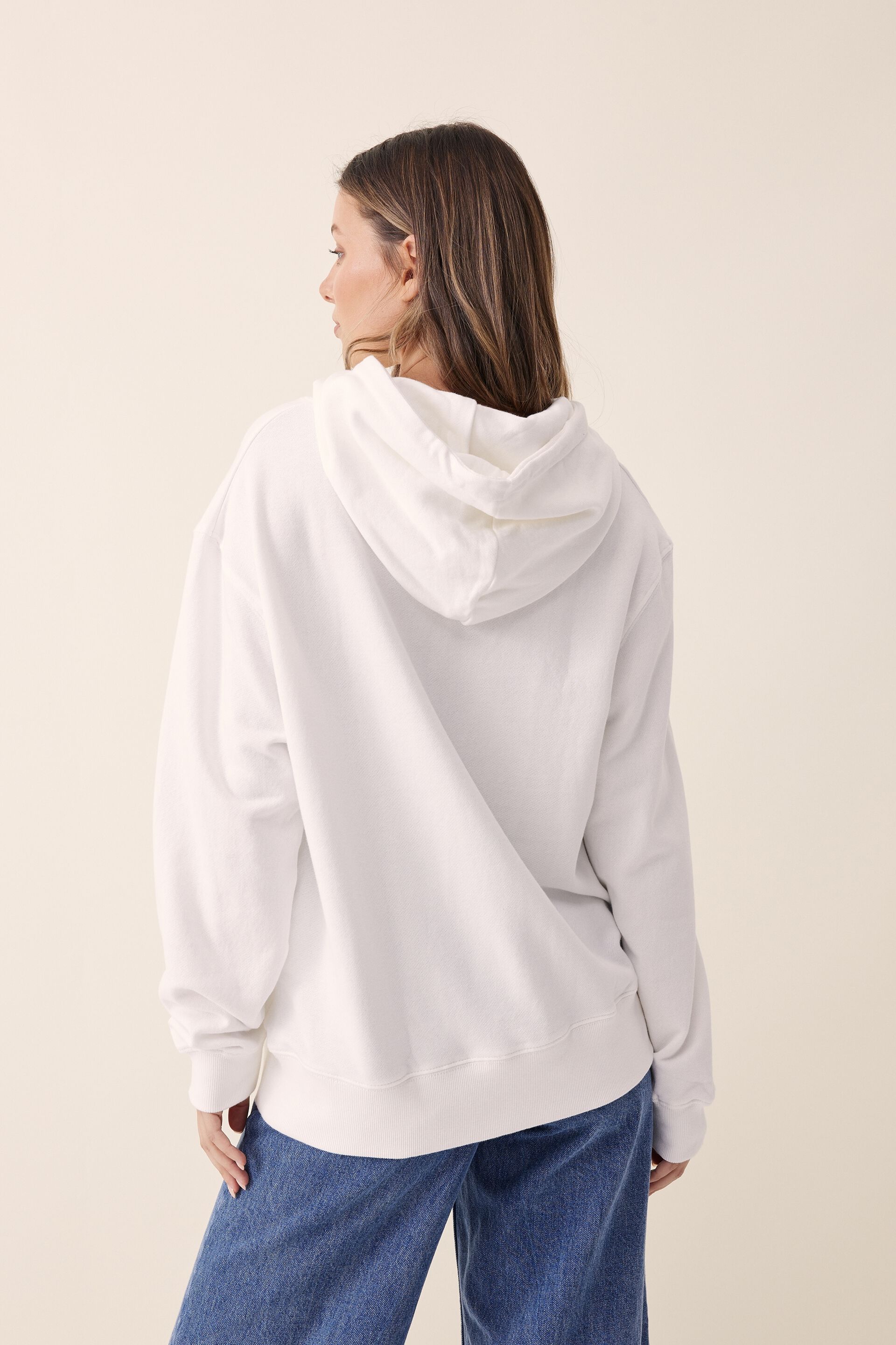 Vince oversized cotton best sale hoodie